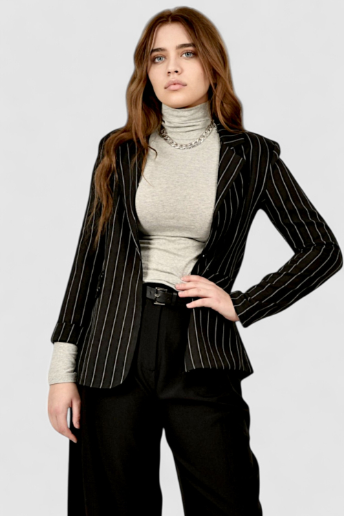 Ženski crni poslovni sako Selene