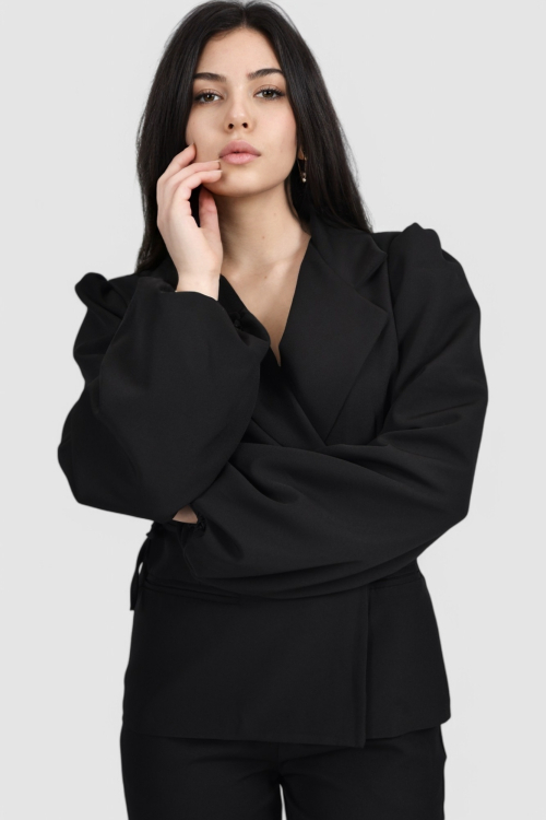 Ženski crni elegantni sako Charlotte