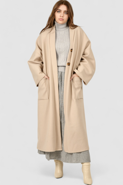 Ženska siva maxi suknja Willa