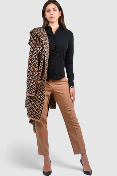 Ženska crna poslovna košulja Daphne