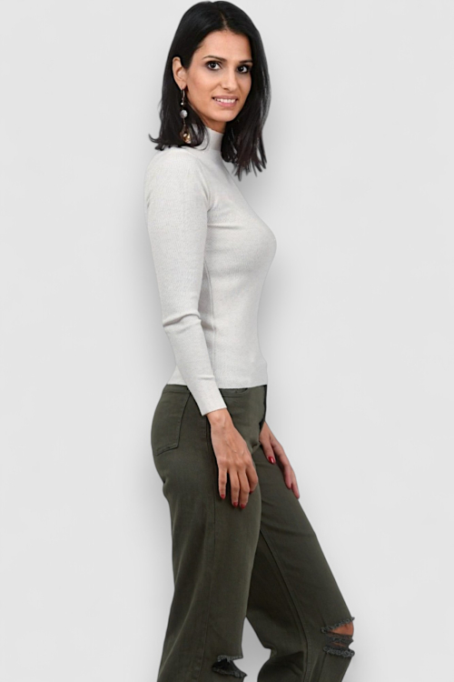 Ženski bijeli lagani džemper Opal