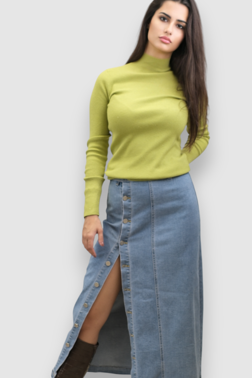 Ženski svijetlo zeleni lagani džemper Opal