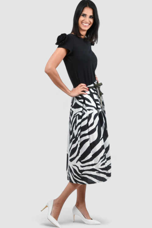 Ženska crna majica kratki rukav  Zillah