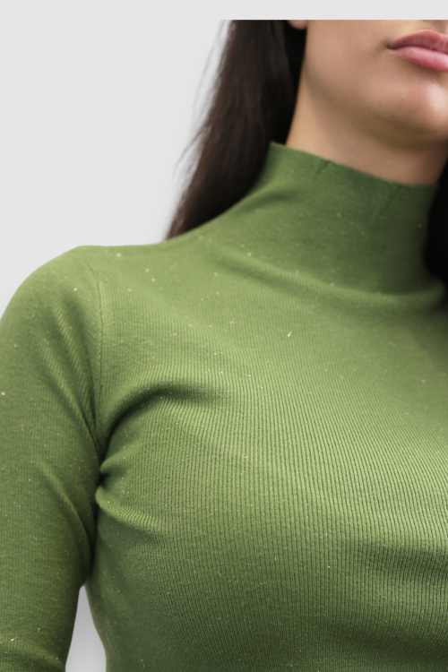 Ženski zeleni lagani džemper Opal