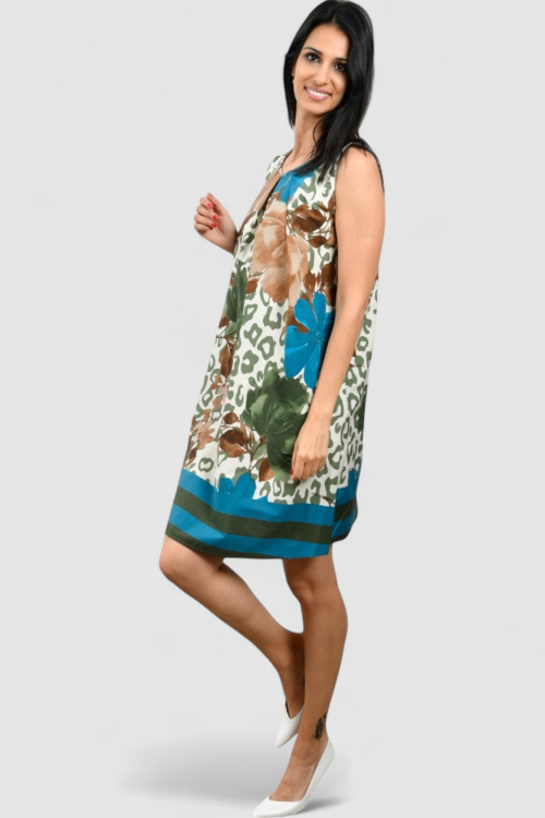 Ženska plava svakodnevna haljina Marcelle