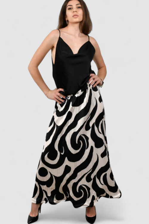 Ženski crni elegantni top Scarlet