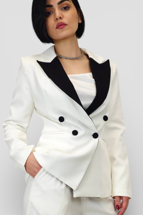 Žensko bijelo odijelo Catarina