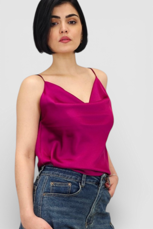 Ženski ljubičasti elegantni top Scarlet