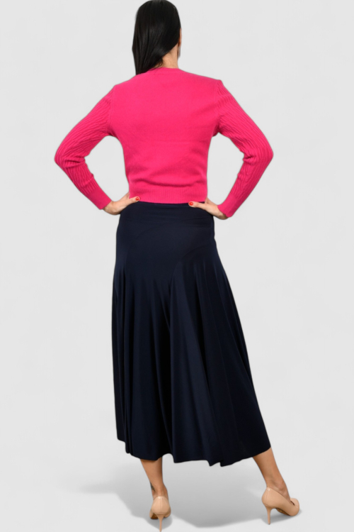 Ženska plava maxi suknja Lilith