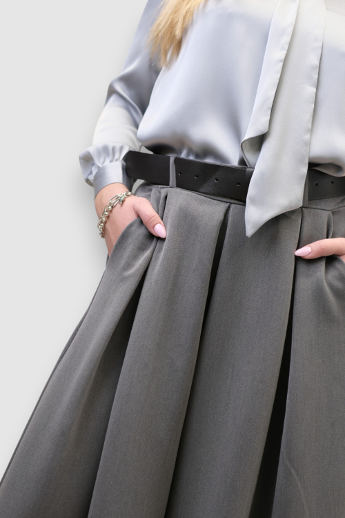 Ženske sive  suknja hlače Cicely