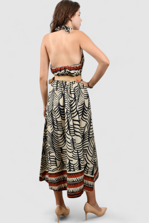 Ženska bež svakodnevna haljina Destiny