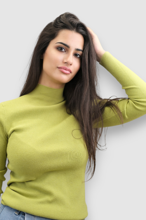 Ženski svijetlo zeleni lagani džemper Opal