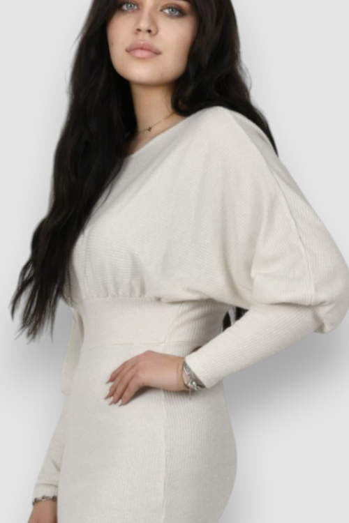 Ženska bijela elegantna haljina Lacey