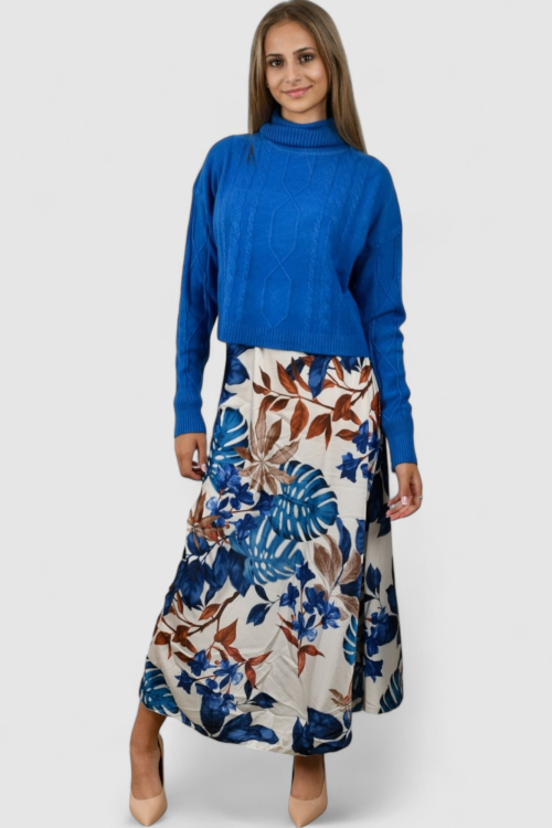 Ženski plavi lagani džemper Violet