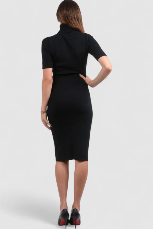 Ženska crna svakodnevna haljina Millie