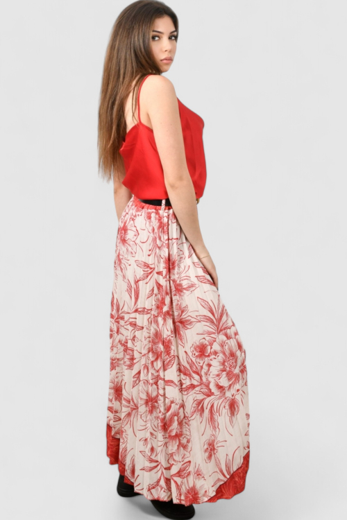 Ženski crveni elegantni top Scarlet