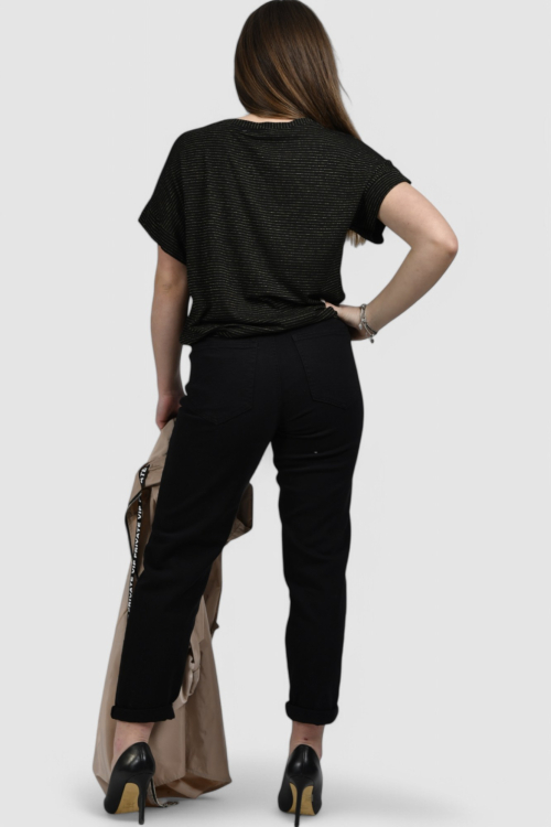 Ženska crna elegantna bluza Primrose