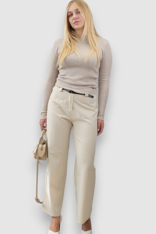 Ženski bež lagani džemper Amelie