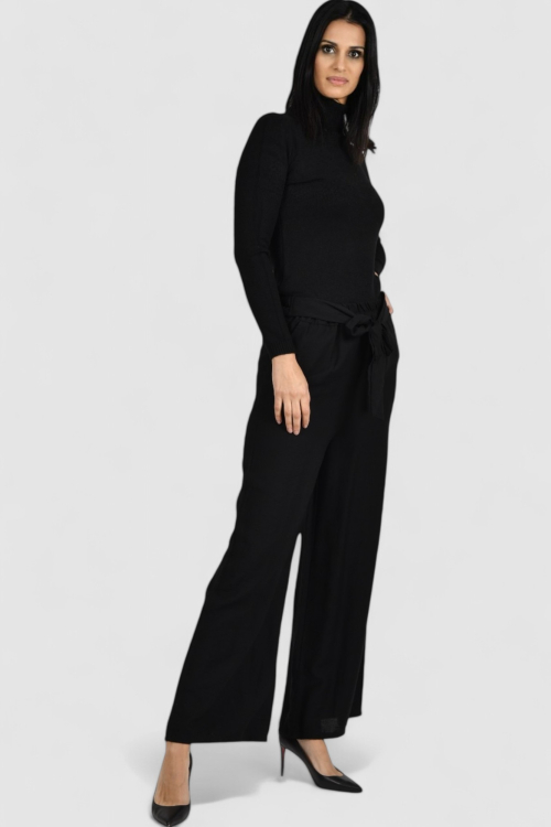 Ženski crni lagani džemper Zoey