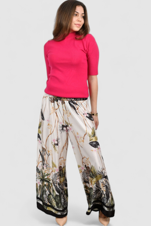 Ženski rozi lagani džemper Juliette