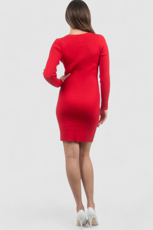 Ženska crvena svakodnevna haljina India